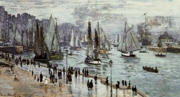  barco - Barcos pesqueros que salen del puerto de Le Havre Claude Monet